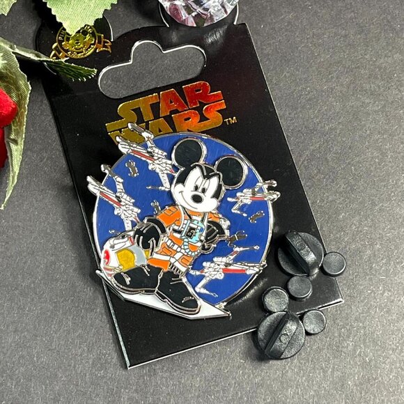 Disney Star Wars Luke Trading Pin Mickey Mouse Pilot Brooch Pin Accessories - Picture 2 of 6